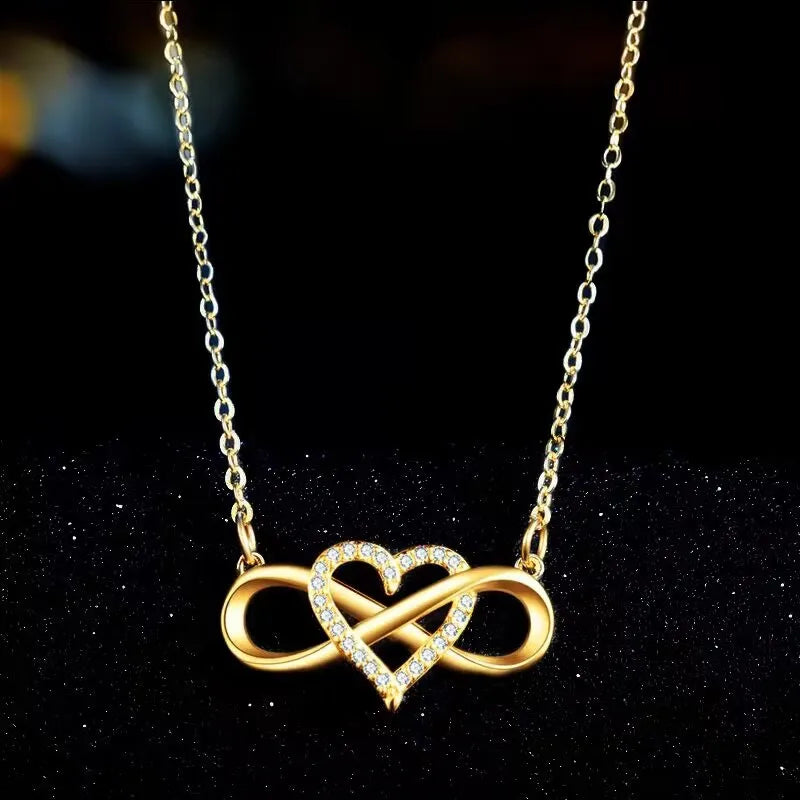 KIT TRÉSOR D'AMOUR - COLLIER AMOUR INFINI + BOÎTE À BIJOUX ROSE MAGIC