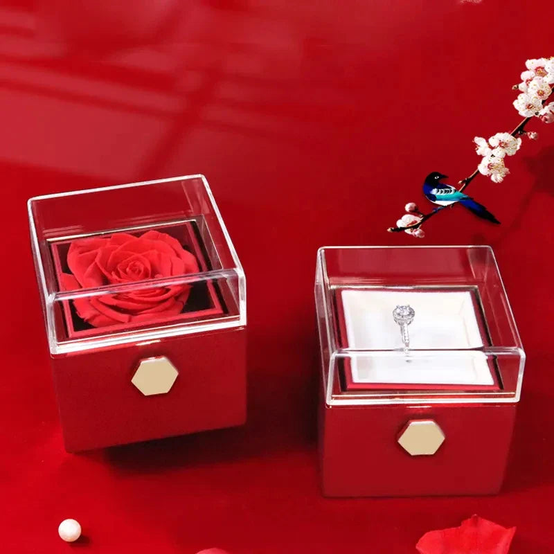KIT TRÉSOR D'AMOUR - COLLIER AMOUR INFINI + BOÎTE À BIJOUX ROSE MAGIC