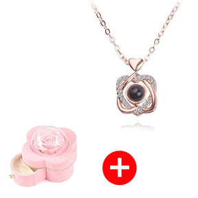 KIT BIJOU SUPRÊME - COLLIER + BOÎTE À BIJOUX ROSE GLAMOUR