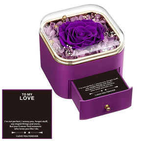 BOÎTE À BIJOUX ROSE ETERNAL
